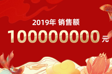 2019年公司銷售額突破一個(gè)億